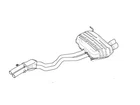 Genuine Bmw Rear Muffler With Center 18-10-7-518-714 New. Price: $2552.19.