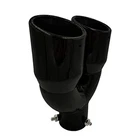 Rxmgf 2.5 Inch 6.3CM Universal Dual Exhaust Tip Stainless Steel Muffle New. Price: $37.19.