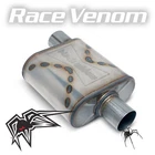 Black Widow Exhaust Muffler Race Venom 2.5" Offset / Center New. Price: $136.38.