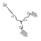Stainless Steel Resonator Muffler Exhaust System Fits: 2005 Subaru Legacy 2.5L New. Price: $441.81.