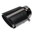 Bielpord Carbon Fiber 3-INCH Inlet 4-INCH Outlet 3" 4" Out, Glossy Black New. Price: $61.87.