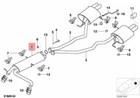 Genuine Bmw X5 E53 4.4I Suv Centre Muffler 18107500543 New. Price: $714.33.