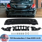 For 2015-19 Mercedes-benz Class W205 Rear Diffuser Muffler Tips Sport Package New. Price: $258.99.