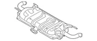 Genuine Mazda Exhaust Muffler PEB6-40-100C New. Price: $368.43.