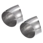 Autohaux 2PCS Od Inch 45 Degree SS304 Stainless Steel Bend Tube 2.5" New. Price: $24.55.