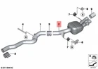 Genuine Bmw M6 F06 F12 F13 Rear Silencer Right With Exhaust Flap 18307849761 New. Price: $1264.37.