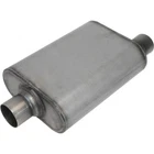 Stainless Steel Chamber Muffler, 2.50 Inch, Offset/centered New. Price: $86.99.