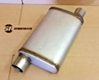 Jones Exhaust Max Flow 4"X9" Oval Muffler 2.5" Offset Stainless Steel MF1236 New. Price: $57.99.