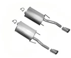 Dual Rear Mufflers With Chrome Tips For 2006-2016 Chevrolet Impala 3.6L 3.9L 5.3 New. Price: $233.00.