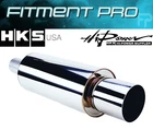 Hks Hi-power Muffler Universal Stainless 120MM Tip / 75MM Piping 3106-EX007 New. Price: $500.00.