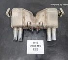 08-13 Oem Bmw E92 E93 M3 Rear Exhaust Quad Muffler S65 Used. Price: $290.01.
