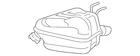 Genuine Honda Muffler 18305-3A0-A51 New. Price: $308.32.