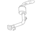 Genuine Nissan Muffler 20350-1JA1A New. Price: $576.31.