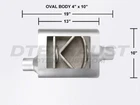 Flowsound 83041 Performance Muffler 3.00" Inlet Offset / Center Chamber New. Price: $109.99.