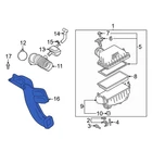 For Toyota Sienna 2021-2025 17750F0190 Front Engine Air Intake Hose New. Price: $74.23.