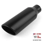 , Inlet Outlet Long Stainless Steel Rolled Edge 2.5"X4"X12" Black New. Price: $48.75.