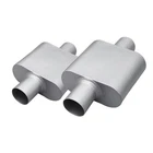 Universal 2.5" (id) Inlet Outlet Single Chamber Muffler - 13" Total.... Price: $89.26.