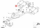 Genuine Bmw E39 M5 Sedan Rear Silencer Right 18101406816 New. Price: $1125.77.