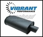 Vibrant Performance 1147 Streetpower Flat Black Oval Muffler (3" Inlet) New. Price: $165.99.