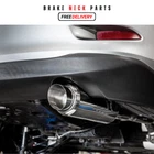Dc Sports Universal Round Muffler 2.5" INLET-3.25" Tip Slant Cut New. Price: $75.03.