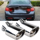 2PCS Exhaust Pipe Tip Rear Tail Throat Muffler Stainless Steel For Bmw F36 Gran New. Price: $49.99.