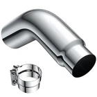 5 Inch Diesel Exhaust Tip Elbow Inlet 6 Outlet 23 Long Chrome Turndown Clamp New. Price: $114.99.