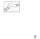 Genuine Volkswagen Inter-cooler Hose 1K0-145-832-AE New. Price: $106.64.