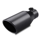 3" Inlet 5" Outlet 12" Stainless Steel Exhaust Tip Black Powder Coated Tailpipe New. Price: $39.99.
