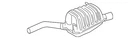 Genuine Mercedes-benz Exhaust Crossover Pipe 171-490-11-21-64 New. Price: $394.20.