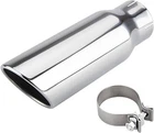 Lcgp Inch Inlet Exhaust Tip 3" Id /4" Od/ 12" Long, Polished New. Price: $42.99.