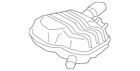 Genuine Audi Resonator 8W9-253-610-A New. Price: $904.64.