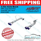 Mbrp 2.5IN Axle-back Fits 2022-24 Wrx, Dual Split Rear, Quad Be Tips, Race New. Price: $494.99.