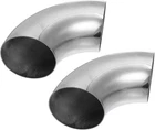 Autohaux 2PCS Od Inch 90 Degree Mandrel Bend Elbow 3.5, Silver Tone New. Price: $40.88.