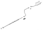 Exhaust System Oe Style Muffler For 1996-2000 Honda Civic Cx Dx 3 Door Hatchback New. Price: $220.00.