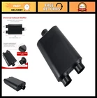 Universal 2 Chamber 3.0" Performance Exhaust Muffler - Aggressive Sound, Black, New. Price: $79.99.