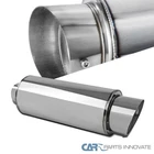 4" Slant Round Tip 2.5" Inlet Jdm N1 Exhaust Muffler+ Silencer New. Price: $34.95.