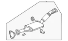 Genuine Gm Front Muffler 60009397 New. Price: $320.15.
