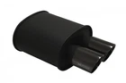 Megan Racing Exhaust Muffler: M-bc Dual Black Chrome Tips New. Price: $176.19.