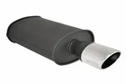 Megan 2.5" Matte Black Universal Exhaust Muffler O-st Single Oval Tip Turbo Na New. Price: $131.40.