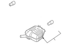 Genuine Audi Exhaust Muffler 8R0-253-609-AE New. Price: $269.61.