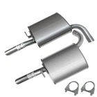 Stainless Steel Exhaust Muffler Set Fits: 2006-2012 Fusion Mkz Zephyr Milan 3.0L New. Price: $250.81.
