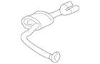 Genuine Gm Muffler & Pipe 22603140 New. Price: $19.94.