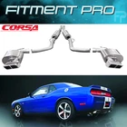 Corsa 14427 2.75" Xtreme Exhaust For 2011-14 Dodge Challenger SRT-8 6.4L V8 Auto New. Price: $2132.99.
