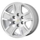 17" Chevrolet Silverado 1500 Wheel Rim Factory Oem 5657 2014-19 Machine Remanufactured. Price: $249.00.