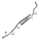 Exhaust Rear Muffler Tailpipe Fits: 2003-2004 Nissan Frontier 3.3L 131" Wb New. Price: $187.81.