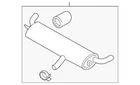 Genuine Mini 2013-2016 Cooper Countryman/paceman Muffler System 18-30-2-239-424 New. Price: $1127.85.