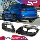 Quad Black Muffler Exhaust Tips For Bmw X5 X6 X7 Sport XDRIVE40I M50I 2019+ New. Price: $178.99.