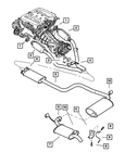 Genuine Mopar Exhaust Bracket 4581005AC New. Price: $24.45.