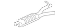 Genuine Mercedes-benz Center Pipe 212-491-53-01 New. Price: $442.79.