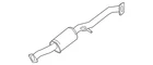 Genuine Nissan Exhaust Intermediate Pipe 20300-CD00A New. Price: $683.54.